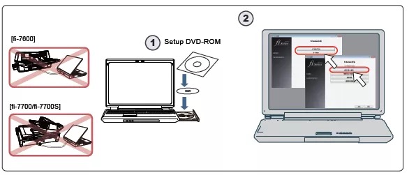 fi-7600/fi-7700/fi-7700S 安装指引(图4)